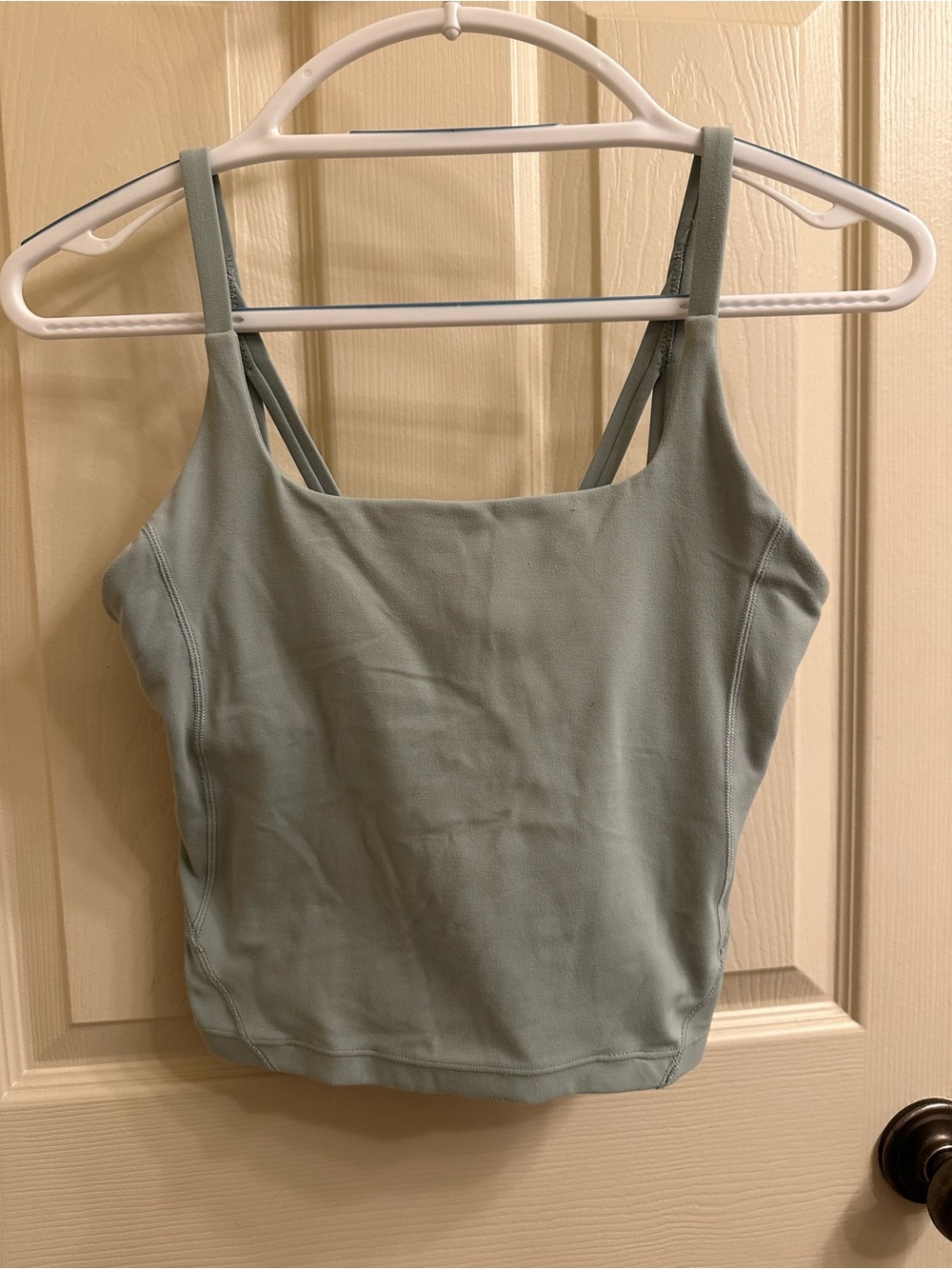 Lululemon Women's Square Neck Tank Top in Sage Green